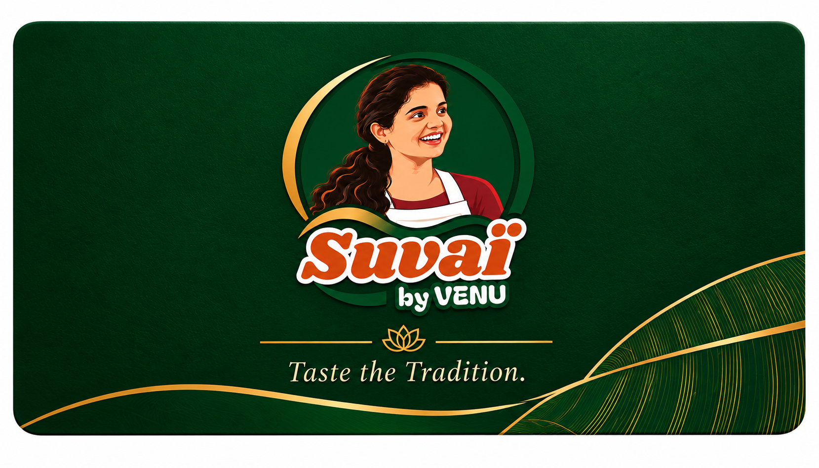 Suvai by Venu business card front